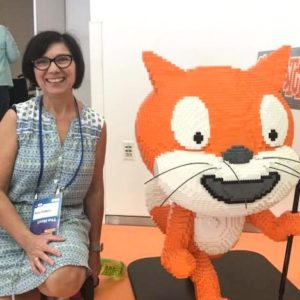 Kim lors de la conférence Scratch au MIT de 2018